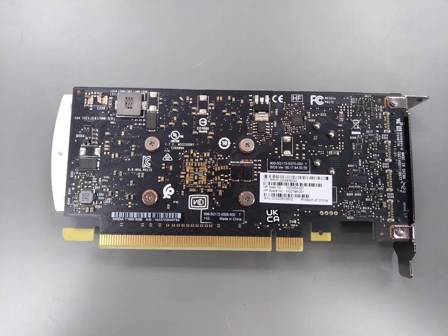 GPU-ускоритель NVIDIA Quadro T1000 Graphics Card 8 GB GDDR6 PCIe 3.0 x16 Mini DP