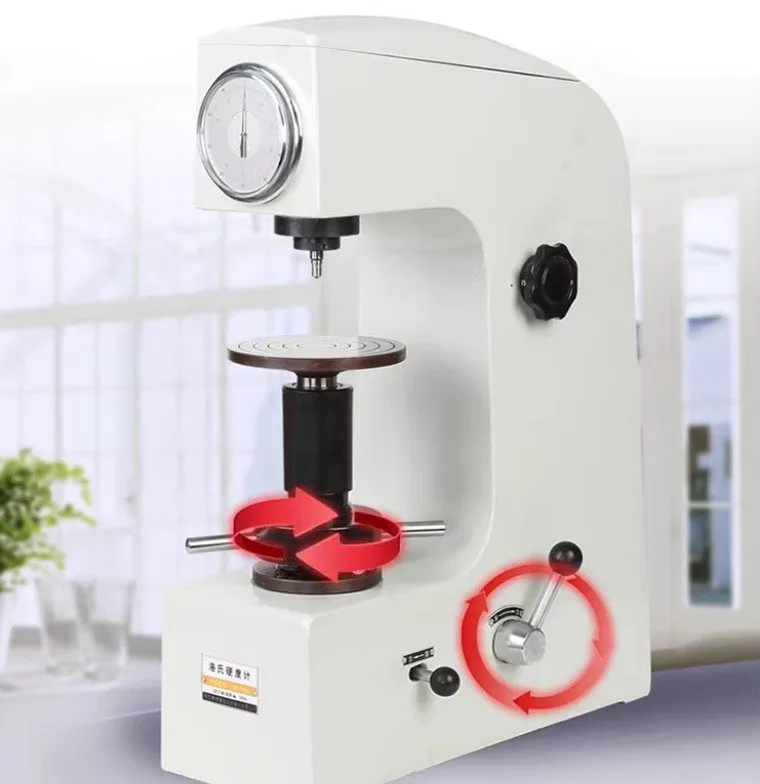 Твердомер HR-150A Digital Rockwell Hardness Tester Metal Mold Steel Hardness Mac — фото лота 1