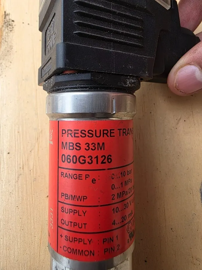Датчик давления Danfoss 060G3126 MBS 33M Pressure Transmitter — фото лота 2