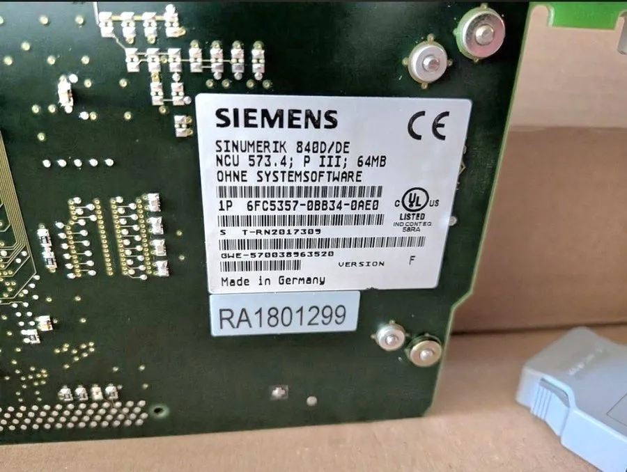 Стойка ЧПУ Siemens 6FC5357-0BB34-0AE0 Sinumerik 840d/de 64mb Ncu 573.4 Module