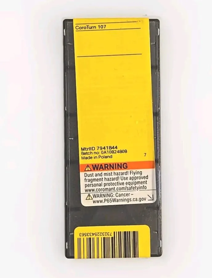Режущий инструмент Sandvik CCGX09T3L020-15FXA 7014 CoroTurn 107 Turning Insert