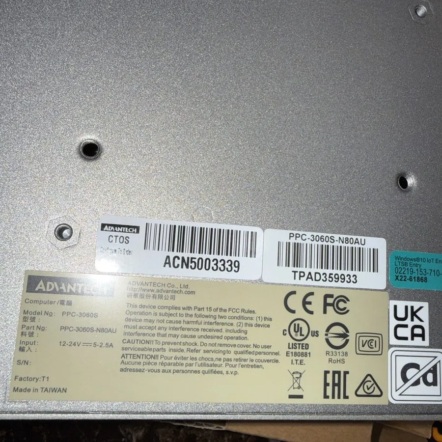 IIoT-устройство ADVANTECH PPC-3060S-N80BU — фото лота 1