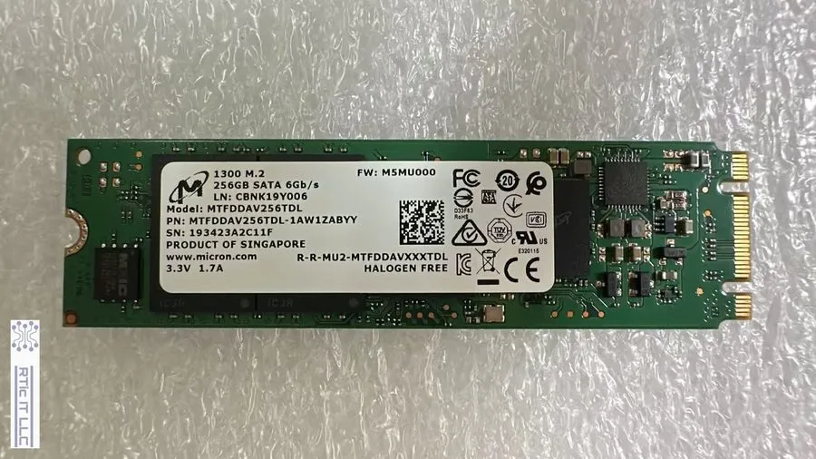 SSD-накопитель Micron 1300 256GB M.2 2280 SATA SSD MTFDDAV256TDL HP Internal Dri