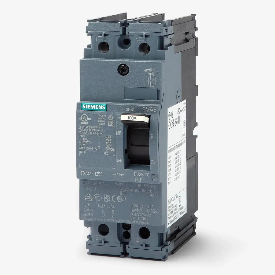 Автоматический выключатель SIEMENS 3VA5110-6ED21-0AA0 100A 600V Circuit breaker