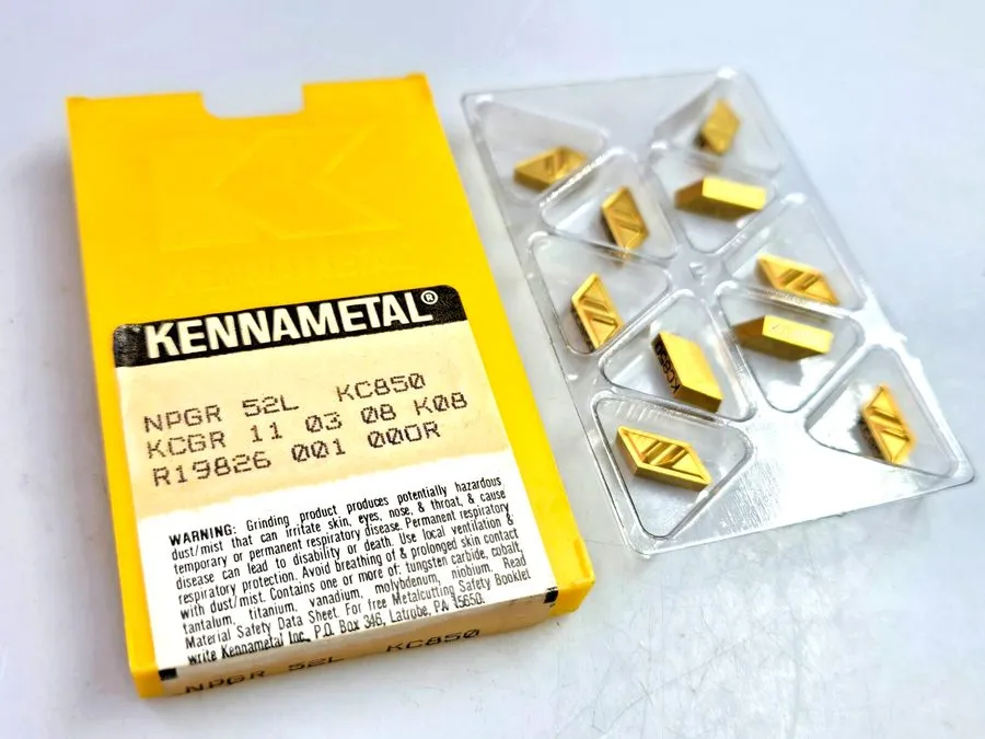 Режущий инструмент Kennametal NPGR52L KC730 KCGR110308L08 Carbide Profiling Inse