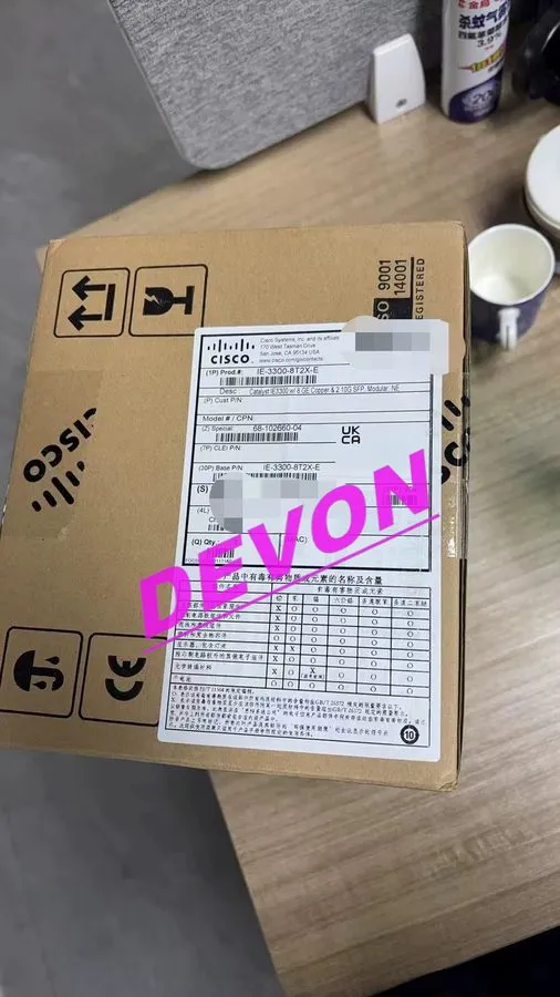 Коммутатор CISCO IE-3300-8T2X-E Catalyst switch