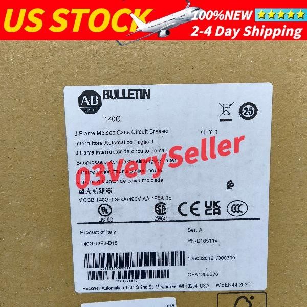 Автоматический выключатель Allen-Bradley 140G-J3F3-D15 Molded Case Circuit Break