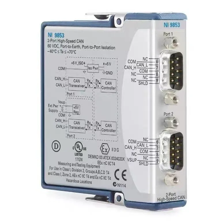 Модуль National Instruments NI 9853 / 779429-01 2-Port High-Speed CAN Module