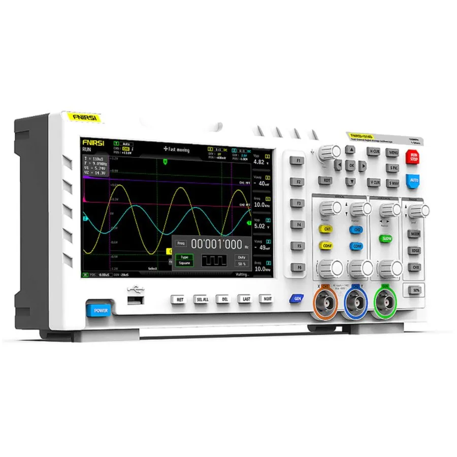 Осциллограф 7" TFT LCD Digital Oscilloscope 2 In 1 Dual Channel 1GSa/s w/ Signal
