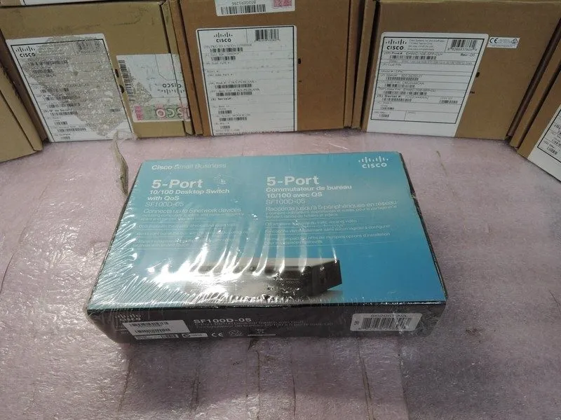 Коммутатор Cisco (SF100D-05) 5-Port 10/100 Desktop Switch with QoS