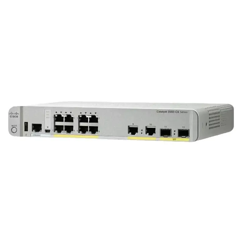 Коммутатор Cisco Catalyst 3560-CX WS-C3560CX-8TC-S Fanless 8-Port Switch IOS15 — фото лота 1