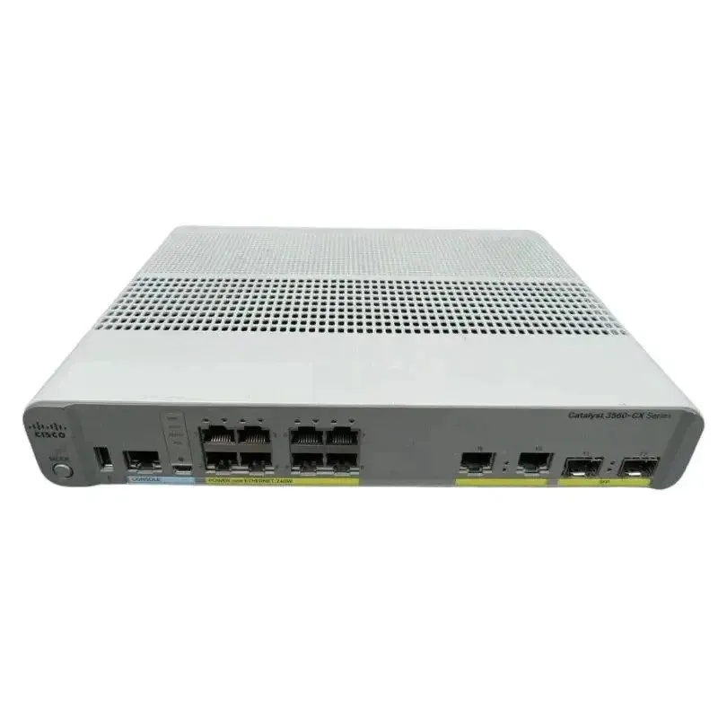 Коммутатор Cisco Catalyst 3560-CX WS-C3560CX-8TC-S Fanless 8-Port Switch IOS15 — фото лота 3