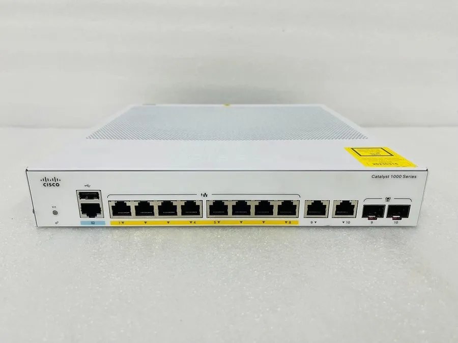 Коммутатор Cisco C1000-8FP-2G-L Catalyst 1000 8-Port Gigabit PoE+ Managed Switch