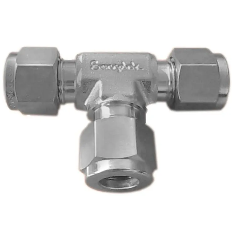 Фитинг Swagelok SS-200-3 Stainless Steel Tube Fitting Union Tee 1/8” Tube OD