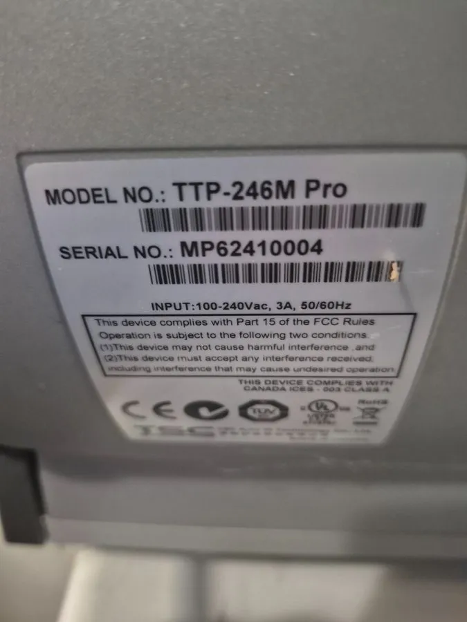 Принтер этикеток TSC TTP-246M Plus Thermal Barcode Label Printer Parallel USB 26