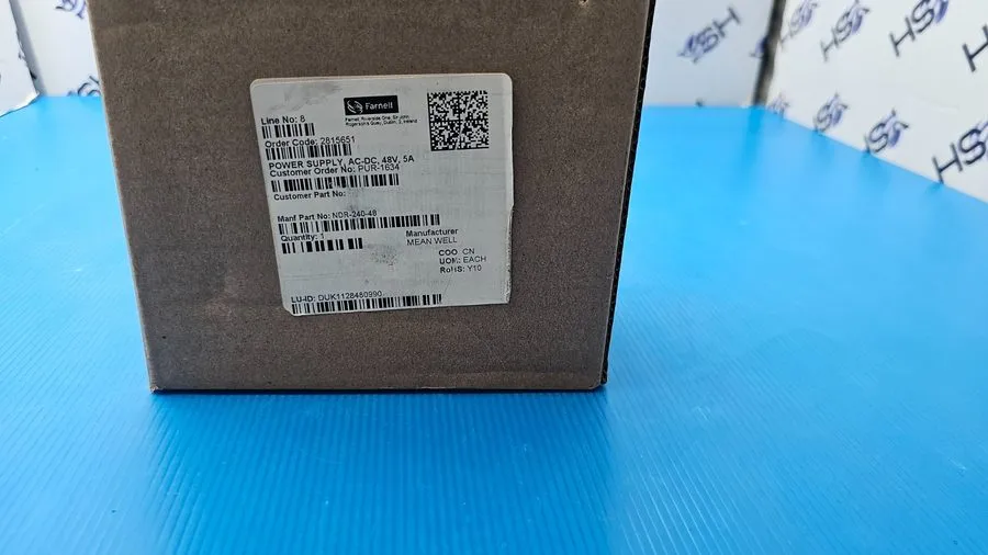 Блок питания Mean Well NDR-240-48, Single Output, DIN Rail Power Supply 48VDC 5A