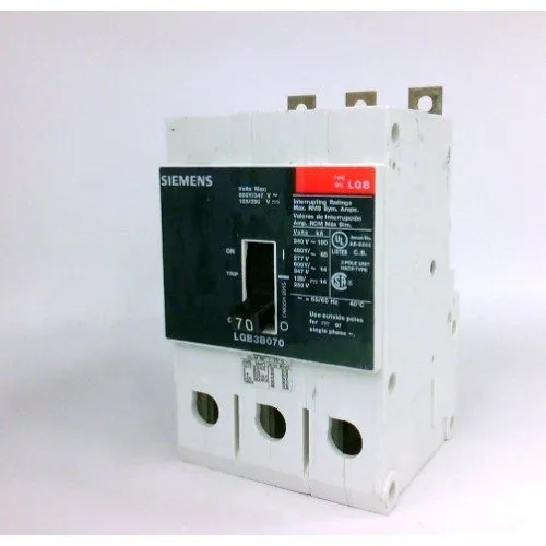 Автоматический выключатель Siemens LGB3B070B 70A 480V Circuit Breaker NEVER ENER