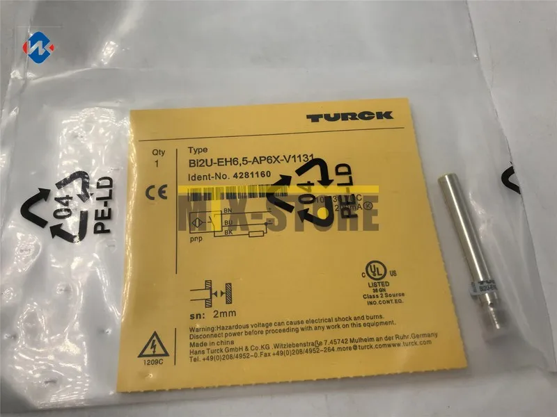 Датчик приближения ONES TURCK BI2U-EH6,5-AP6X-V1131 Sensor&Proximity Switch