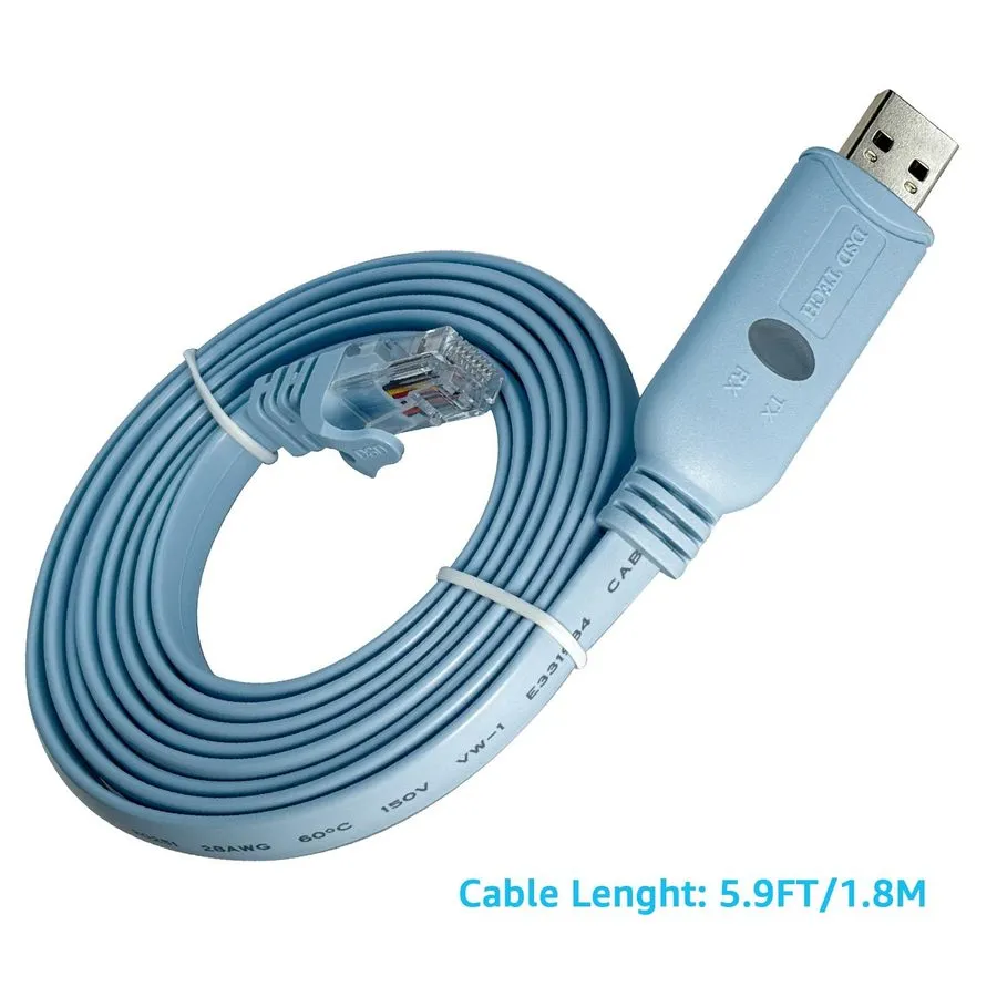 Маршрутизатор SH-RJ45A USB to RJ45 Console Cable with FTDI Chip — фото лота 1
