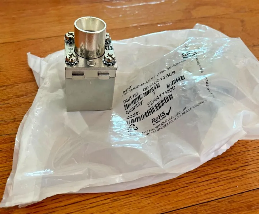 Модуль HARTING, 200 Amp Pe Module Male, 09140012668 — фото лота 1
