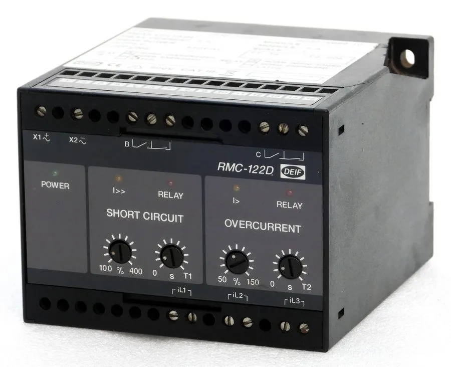 Реле защиты DEIF RMC-122D Over-current Protection Relay 220VAC 5A 100007048.10