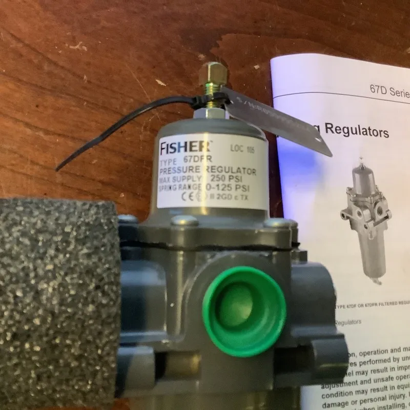 Трубопроводная арматура Fisher/Emerson 67DFR Pressure Regulator, Max Supply 250- — фото лота 2