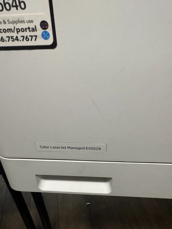 Лазерный принтер HP Color LaserJet Managed E45028 laser printer 432 Page count T