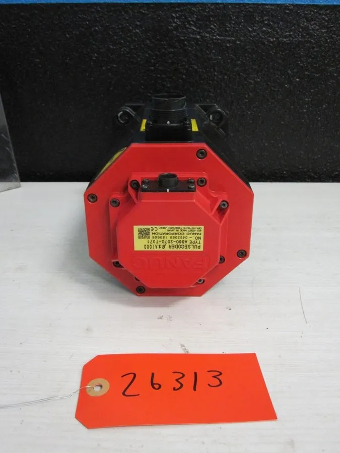 Серводвигатель FANUC A06B-2077-B007 AC SERVO MOTOR BISC 12/2000-B A860-2070-T371