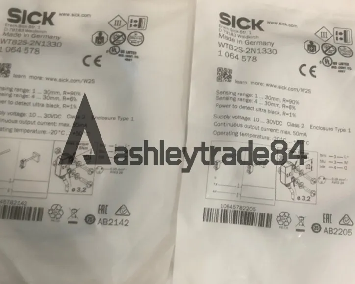 Фотоэлектрический датчик SICK photoelectric sensor WTB2S-2N1330 1064578
