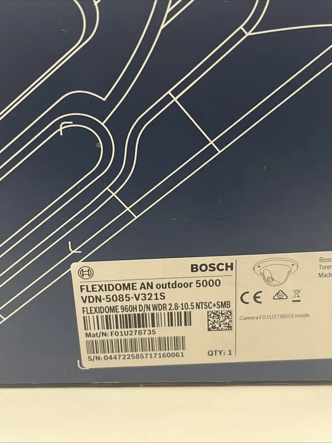 Камера Bosch VDN-5085-V321S Flexidome AN 5000 960H Outdoor Dome Camera