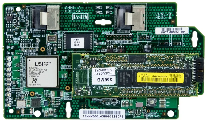 Контроллер x HP 412206-001 P400i Smart Array SAS RAID Controller + Cache Module