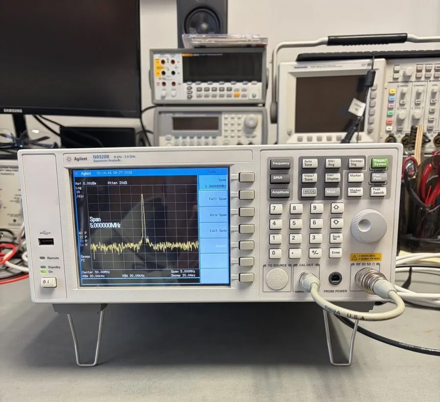 Анализатор спектра HP/ Agilent /Keysight N9320B Spectrum Analyzer 9 kHz-3 GHz — фото лота 2