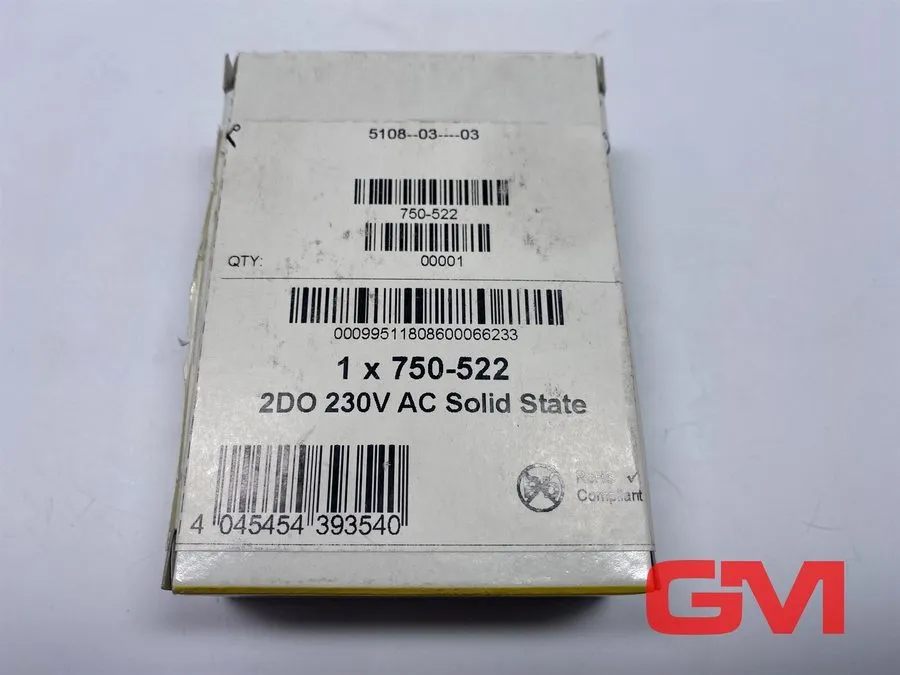 Модуль WAGO 750-522 750 522 DO Module 2-Channel 230VAC Solid State