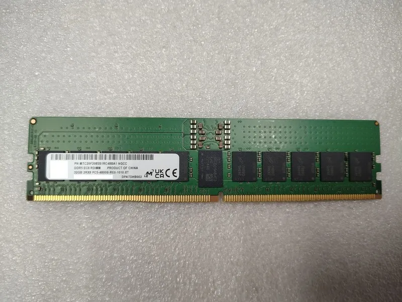 Модуль памяти Micron 32GB 2Rx8 PC5-4800B RDIMM Server Ram