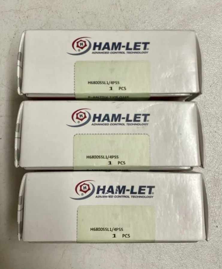 Клапан Ham-let H6800SSL1/4PSS Manual Ball Valve Stainless Steel 3000 PSIG — фото лота 2