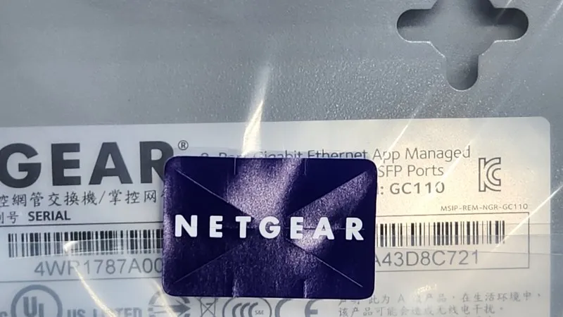 Коммутатор Netgear Insight Vizn GC110 8 port Lan + 2 x SFP Smart Cloud Managed S