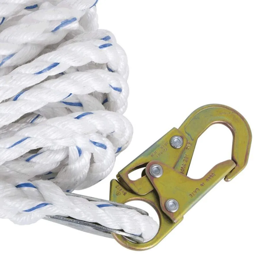 Кабель PeakWorks V84084200 Fall Protection Safety Rope Grab, XL 200 ft Vertical  — фото лота 1