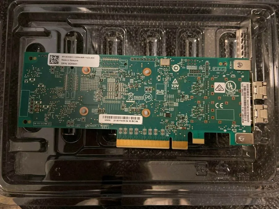 Контроллер Dell QLE2692-Dell QLOGIC 2-Port 16Gb PCIe HBA 0CK9H1 WVT0T P0TRP