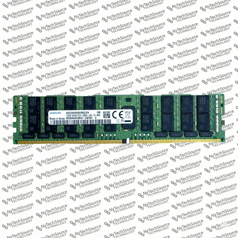 Модуль памяти Samsung 128GB 2S4Rx4 PC4 2666V DDR4 ECC LRDIMM Server Ram M386AAK4 — фото лота 1
