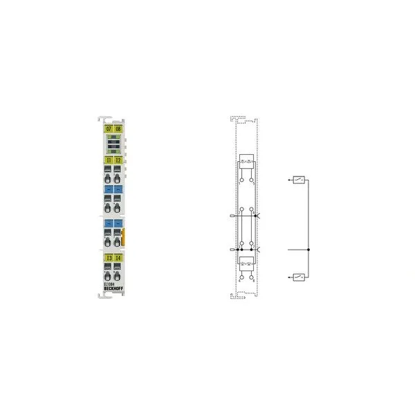 Модуль ввода-вывода Beckhoff EL1084 EtherCAT 4-Ch Digital Input Terminal 24V DC