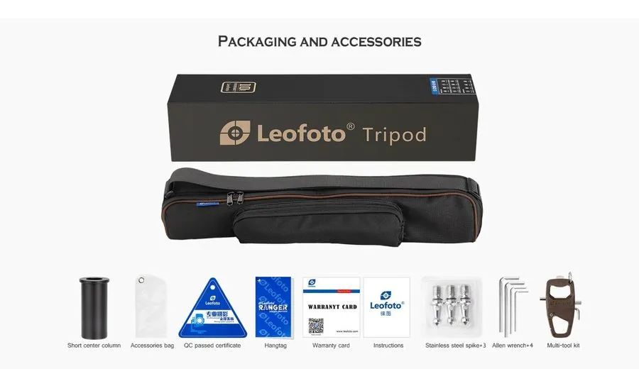 Оборудование видеонаблюдения 【Leofoto USA】Leofoto LX-254CT + XB-32 Reversible Tr