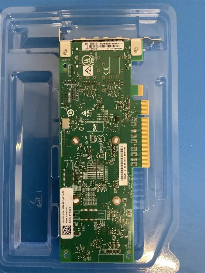 Сетевая карта Dell Qlogic QLE2692L-DEL Dual Port 16GB PCIe Fibre Channel FC DPN: