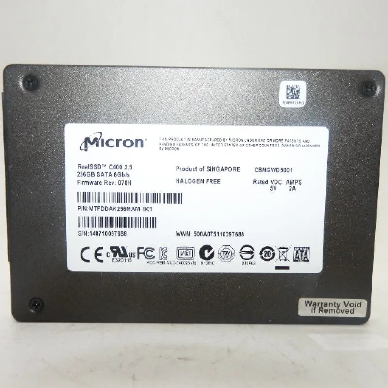SSD-накопитель Micron MTFDDAK256MAM-1K1 256GB 6Gb/s SATA 7mm 2.5" Solid State SS
