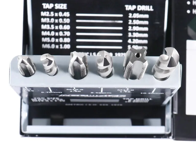 Режущий инструмент Accusize Industrial Tools HSS Tap and Drill Set, Metric, 0001