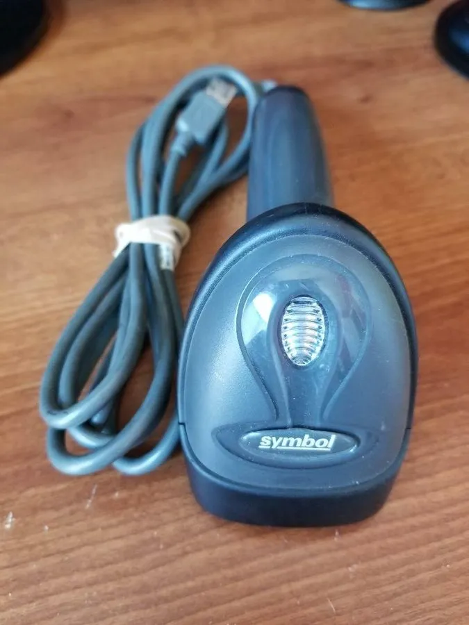 Сканер штрих-кода Symbol Motorola LS2208-SR20007R-UR Laser Barcode POS Scanner &