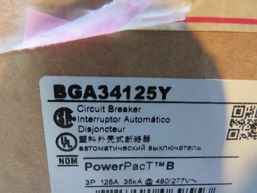 Автоматический выключатель Square D PowerPact B Frame I-Line Circuit Breaker BGA
