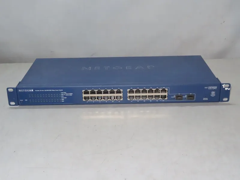 Коммутатор NETGEAR GS724T 24-Port Gigabit Managed Switch ProSAFE Rackmount VLAN