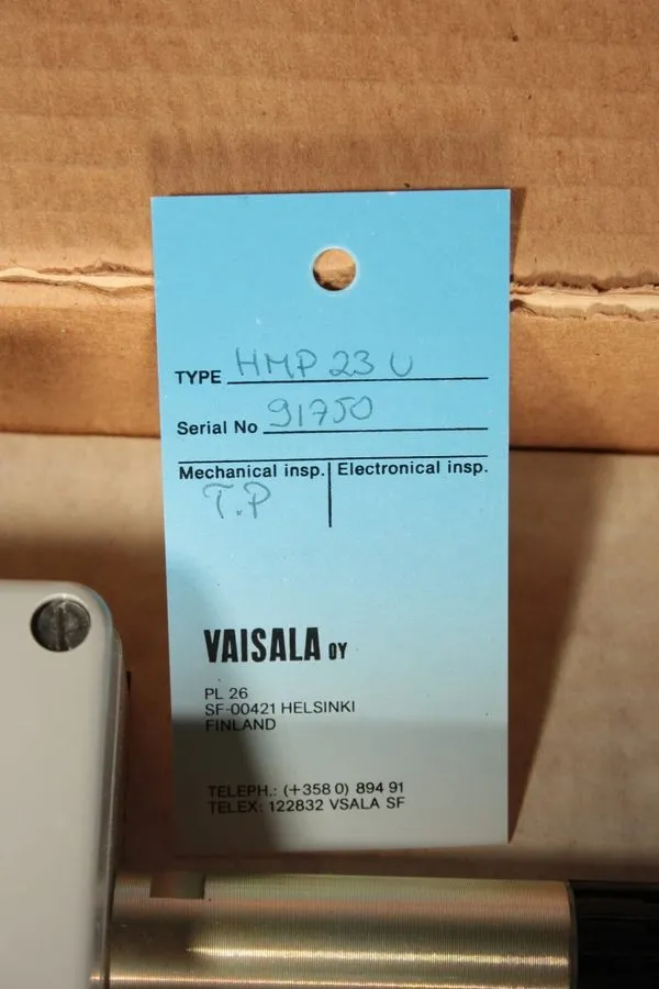 Датчик VAISALA HMP 23 U Humidity Sensor HMP23U High Sensitivity Capacitance Hygr — фото лота 2