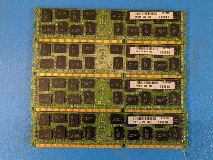 Модуль памяти Micron/SKHYNIX DDR3 8GB 2RX4 PC3-12800R-11-11-E2 ECC RAM