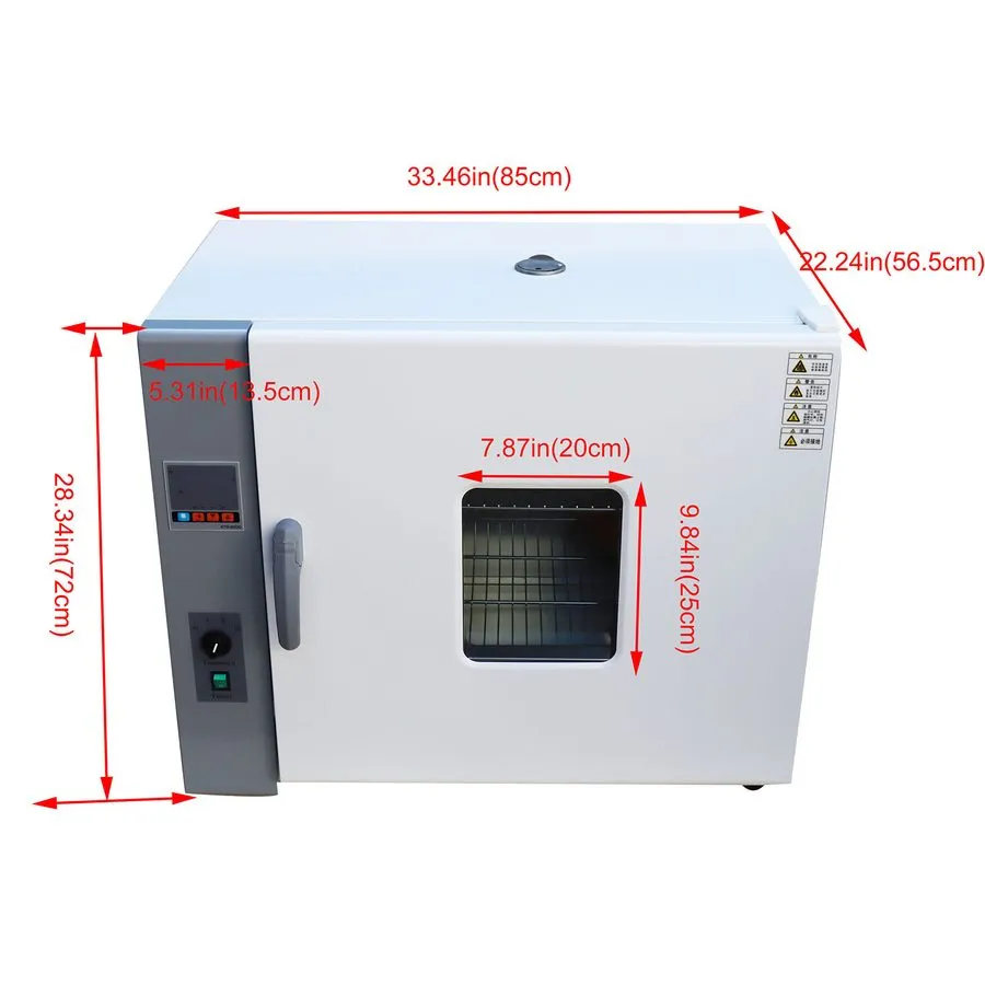 Сушильный шкаф 220V 2-layers Digital Forced Air Convection Drying Oven Lab Tempe — фото лота 3